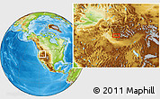 Physical Location Map of Idaho City