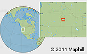 Savanna Style Location Map of the area around 43° 53' 30" N, 116° 22' 30" W