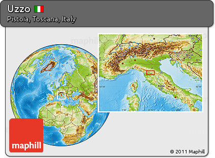 Physical Location Map of Uzzo
