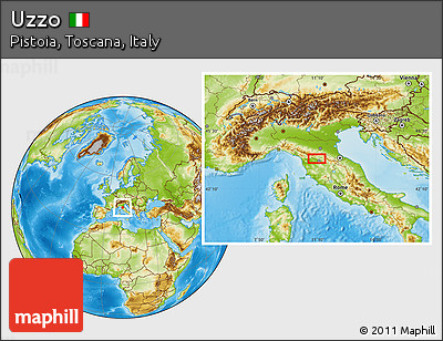 Physical Location Map of Uzzo