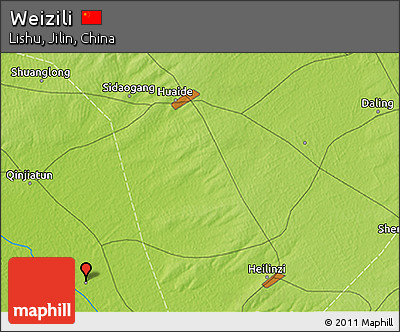 Physical 3D Map of Weizili