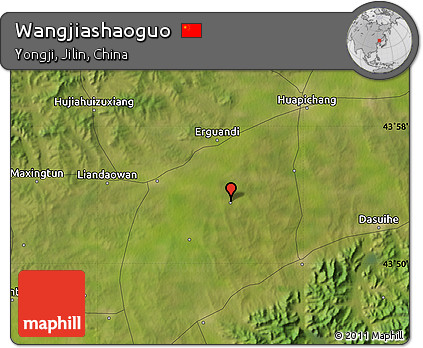 Satellite Map of Wangjiashaoguo