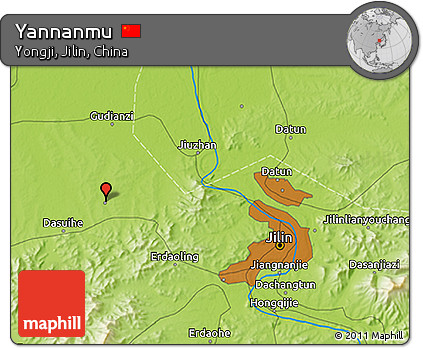 Physical 3D Map of Yannanmu