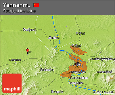 Physical 3D Map of Yannanmu