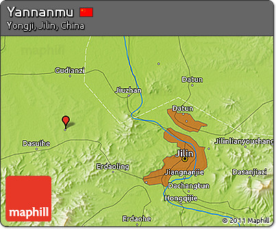 Physical 3D Map of Yannanmu