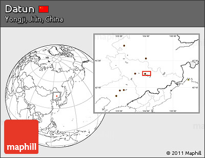 Blank Location Map of Datun
