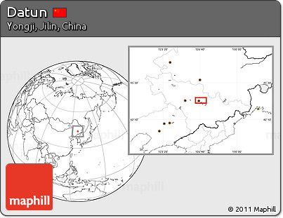 Blank Location Map of Datun
