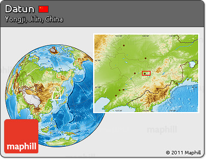 Physical Location Map of Datun