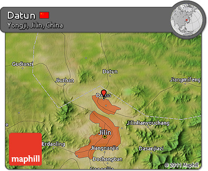 Satellite Map of Datun