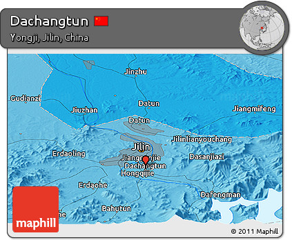 Political Panoramic Map of Dachangtun