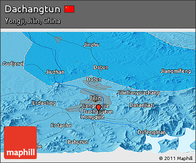 Political Panoramic Map of Dachangtun