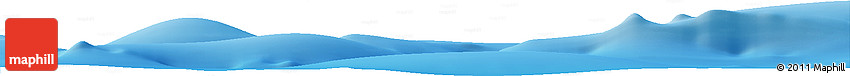 Shaded Relief Horizon Map of the Area around 43° 53' 30" N, 137° 46' 30" E