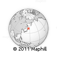 Outline Map of the Area around 43° 53' 30" N, 145° 25' 30" E, rectangular outline