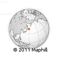 Outline Map of the Area around 43° 53' 30" N, 149° 40' 30" E, rectangular outline