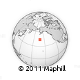 Outline Map of the Area around 43° 53' 30" N, 162° 16' 30" W, rectangular outline