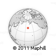 Outline Map of the Area around 43° 53' 30" N, 169° 55' 30" W, rectangular outline