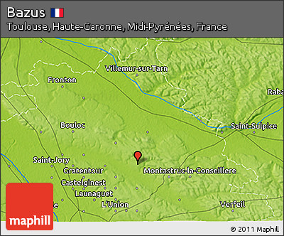 Physical 3D Map of Bazus