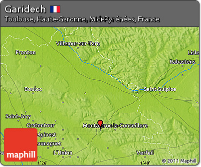 Physical Map of Garidech