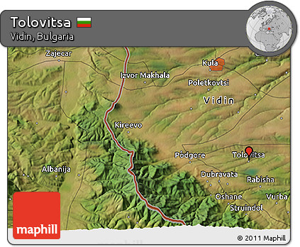 Satellite 3D Map of Tolovitsa