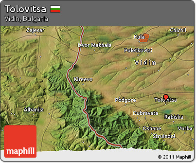 Satellite 3D Map of Tolovitsa