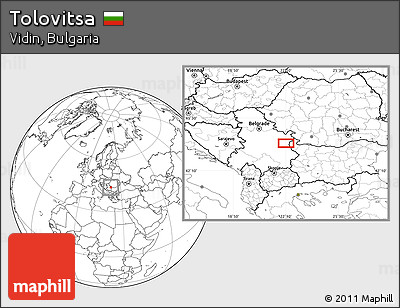 Blank Location Map of Tolovitsa