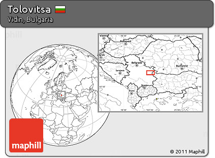 Blank Location Map of Tolovitsa