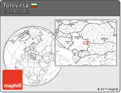 Blank Location Map of Tolovitsa