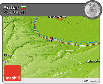 Physical 3D Map of Archar