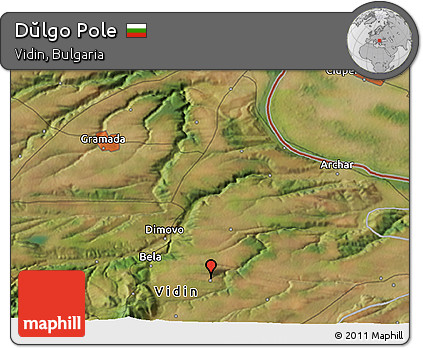 Satellite 3D Map of Dŭlgo Pole