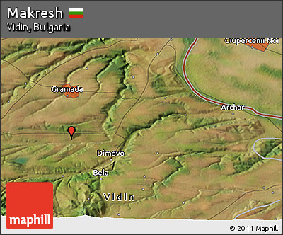 Satellite 3D Map of Makresh
