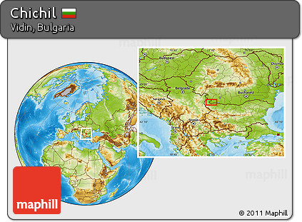 Physical Location Map of Chichil