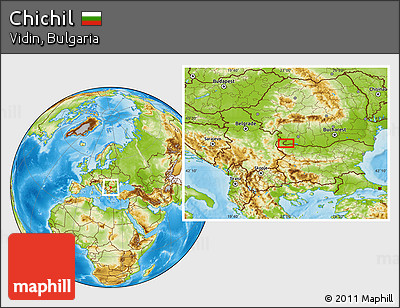 Physical Location Map of Chichil