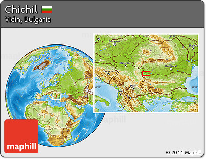 Physical Location Map of Chichil