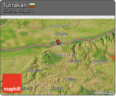 Satellite 3D Map of Tutrakan