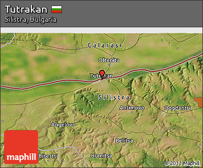 Satellite 3D Map of Tutrakan