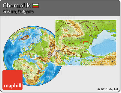 Physical Location Map of Chernolik