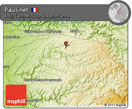 Physical 3D Map of Paulinet