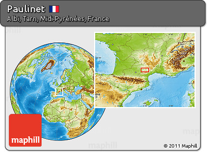 Physical Location Map of Paulinet