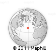 Outline Map of the Area around 43° 53' 30" N, 32° 13' 30" W, rectangular outline