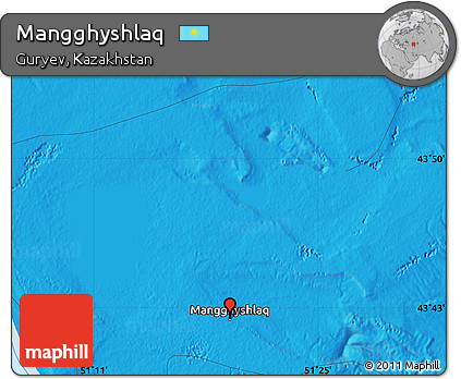 Political Map of Mangghyshlaq