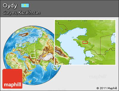 Physical Location Map of Oydy