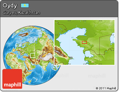 Physical Location Map of Oydy
