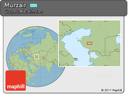 Savanna Style Location Map of Murzair