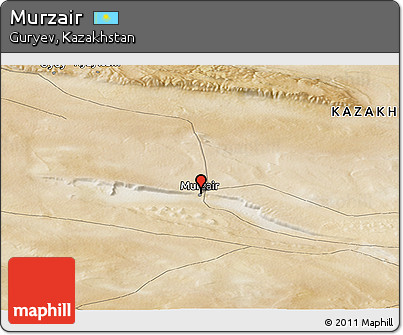 Satellite Panoramic Map of Murzair