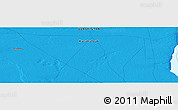 Political Panoramic Map of the area around 43° 53' 30" N, 57° 52' 30" E