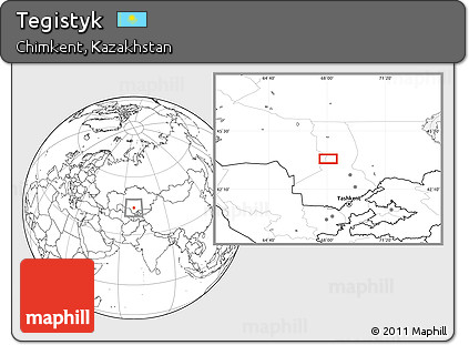 Blank Location Map of Tegistyk
