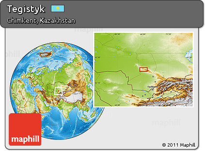 Physical Location Map of Tegistyk