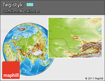 Physical Location Map of Tegistyk