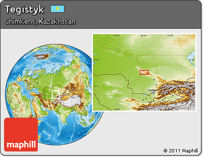 Physical Location Map of Tegistyk