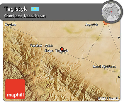 Satellite Map of Tegistyk